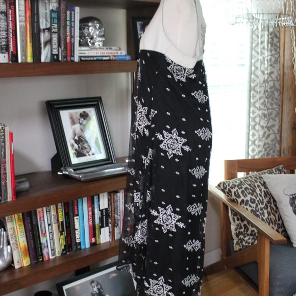 Twelfth Street Cynthia Vincent Silk &Leather Dress - Picture 8 of 12